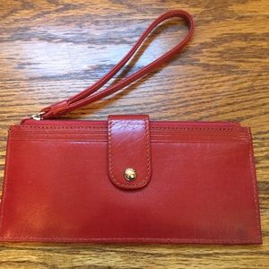NWOT Red Hobo Wristlet Wallet